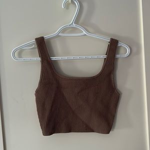 Aritzia purple/brown tank top